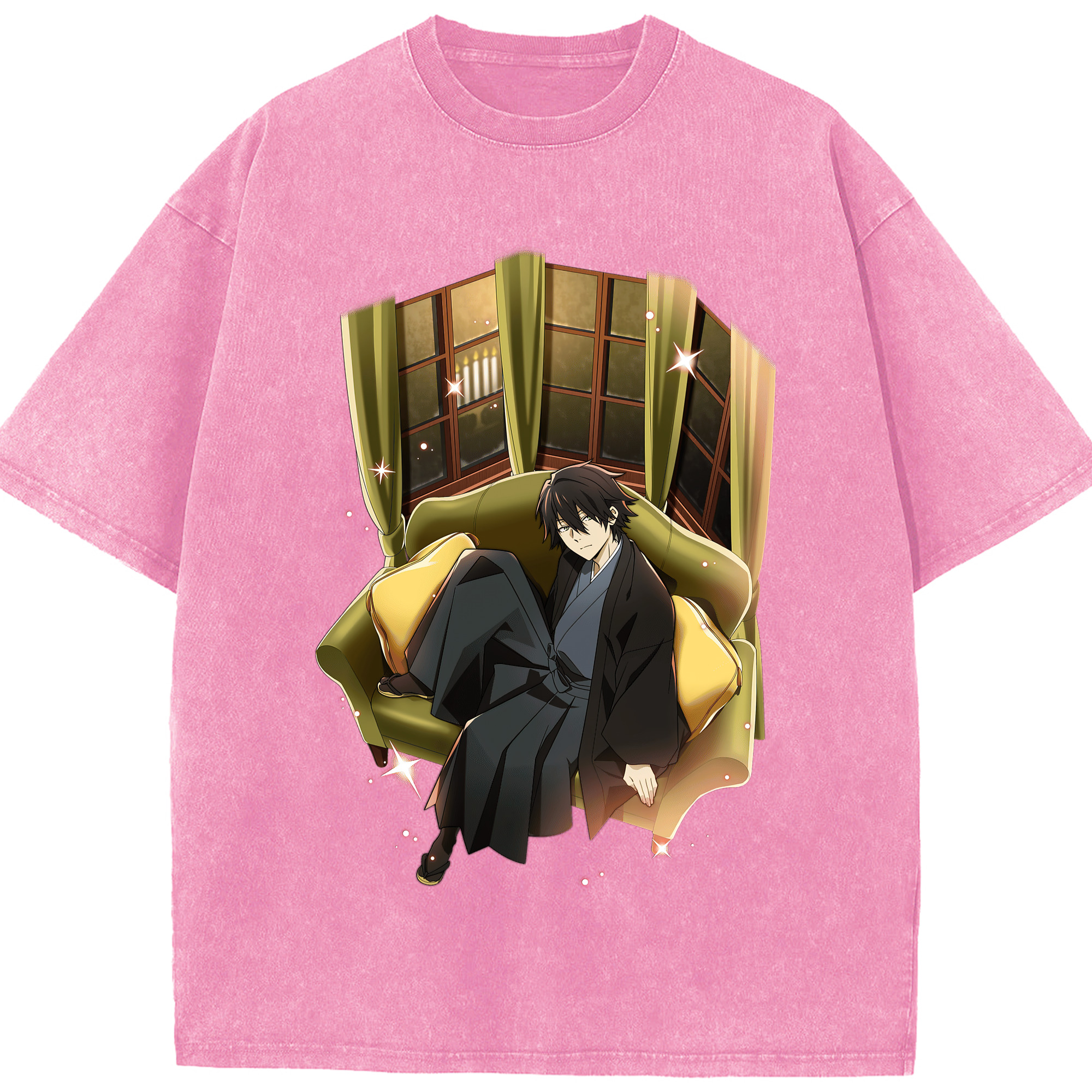 （画像用） 文豪ストレイドッグス Bungo Stray Dogs 綿100% ヴィンテージ風 半袖Tシャツ（フロントプリント）